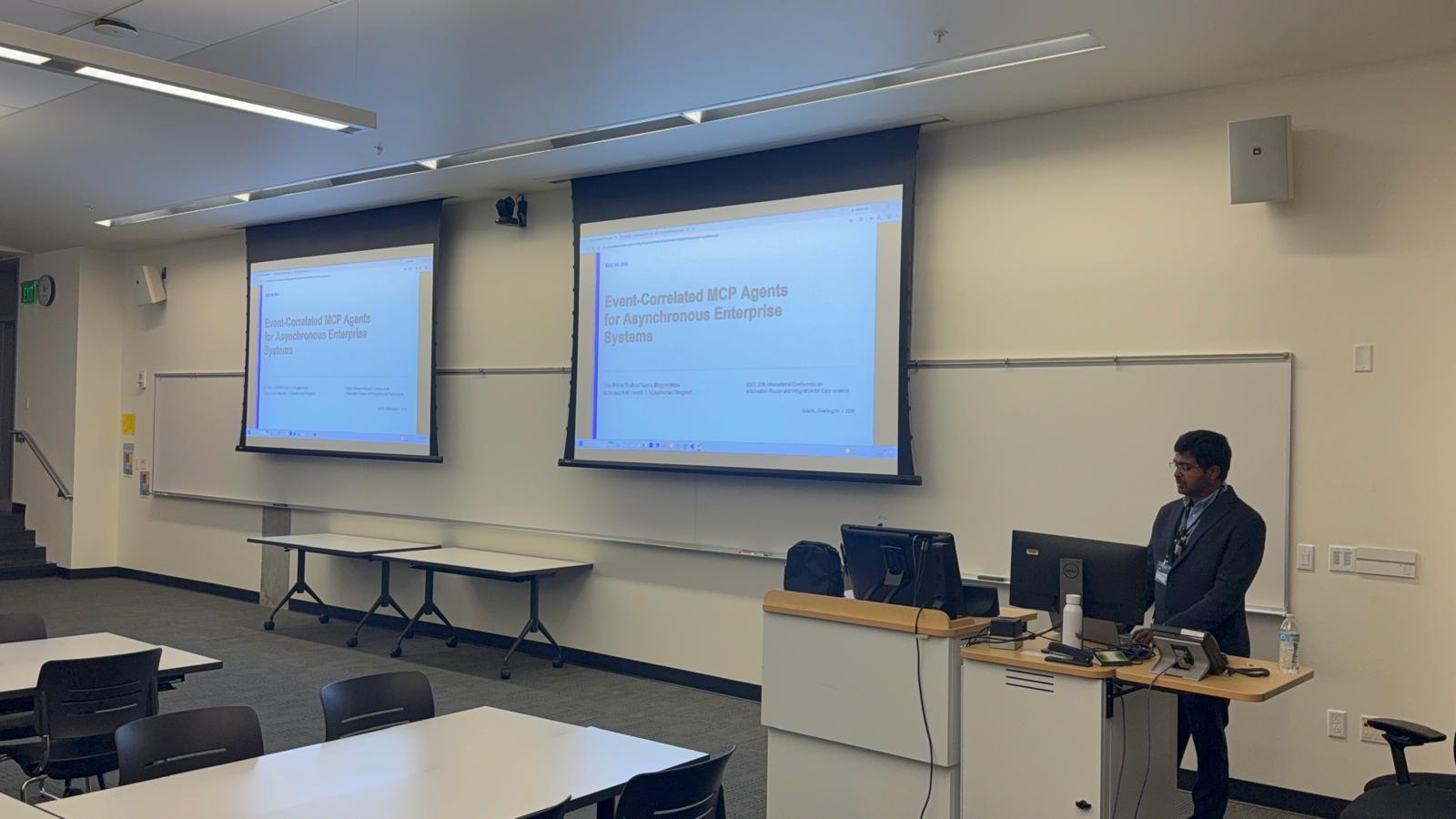 Presenting Event-Correlated MCP Agents for Asynchronous Enterprise Systems at IEEE IRI
