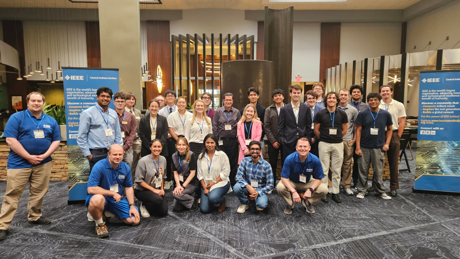 Group photo at the IEEE Central Indiana Section SAC annual meeting